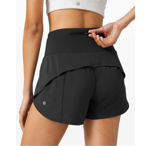 lululemon athletica Pants - Lululemon Speed Up Short Long High-Rise *4" in Black Size 6